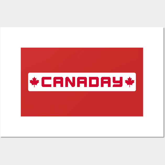 Happy Canada day, Happy Birthday Canada Wall Art by slawers